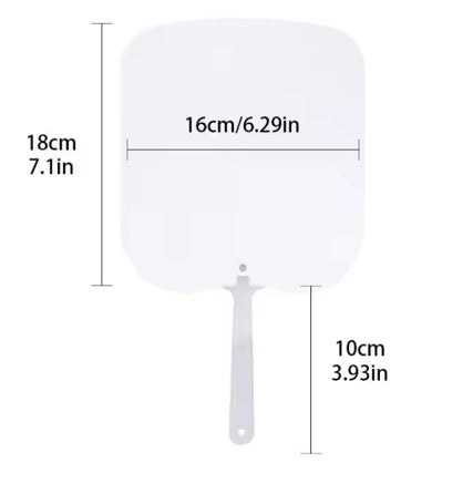 Plastic Fans - Double Sided | Rockin' Vinyl Blanks