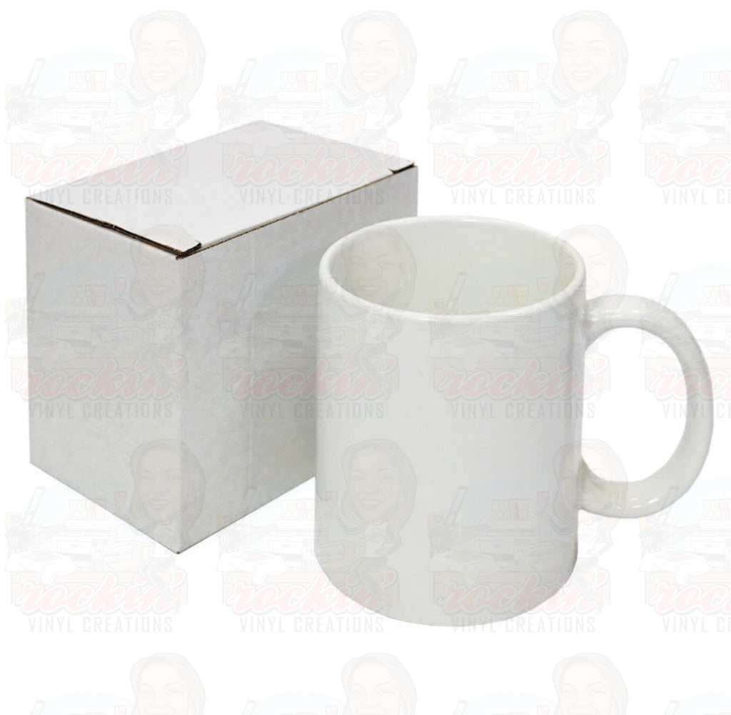 11oz Ceramic Mug | Rockin' Vinyl Blanks