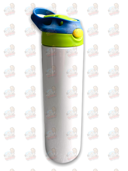 20oz Flip Top Water Bottle - Blue/Green | Rockin' Vinyl Blanks