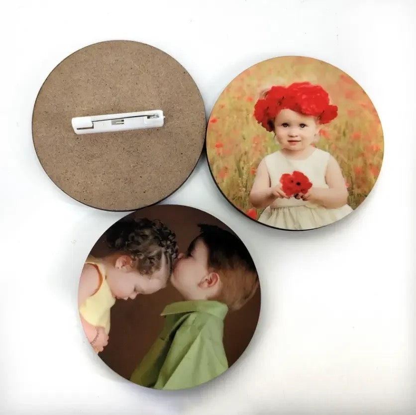 Sublimation 3" inch buttons | Rockin' Vinyl Blanks