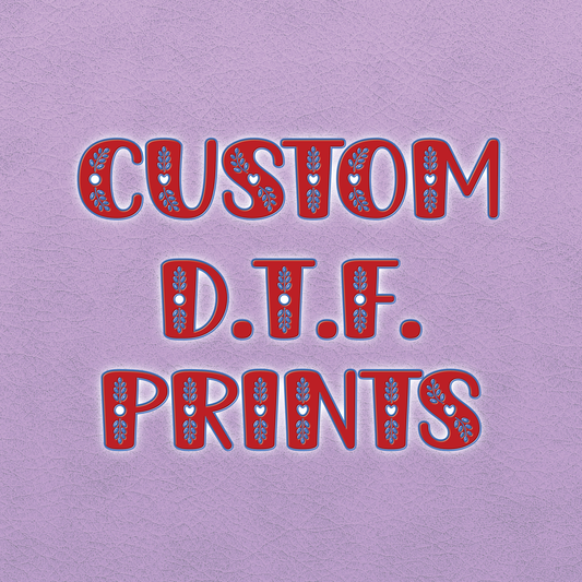 Custom D.T.F. Prints | Rockin' Vinyl Blanks