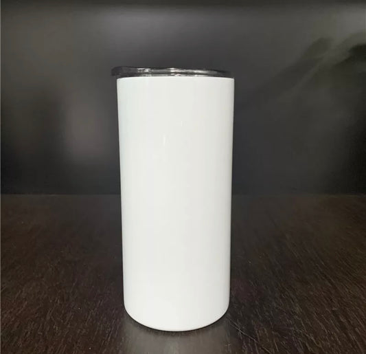 15oz Straight Tumblers with Lid, Straw and Shrink Wrap | Rockin' Vinyl Blanks