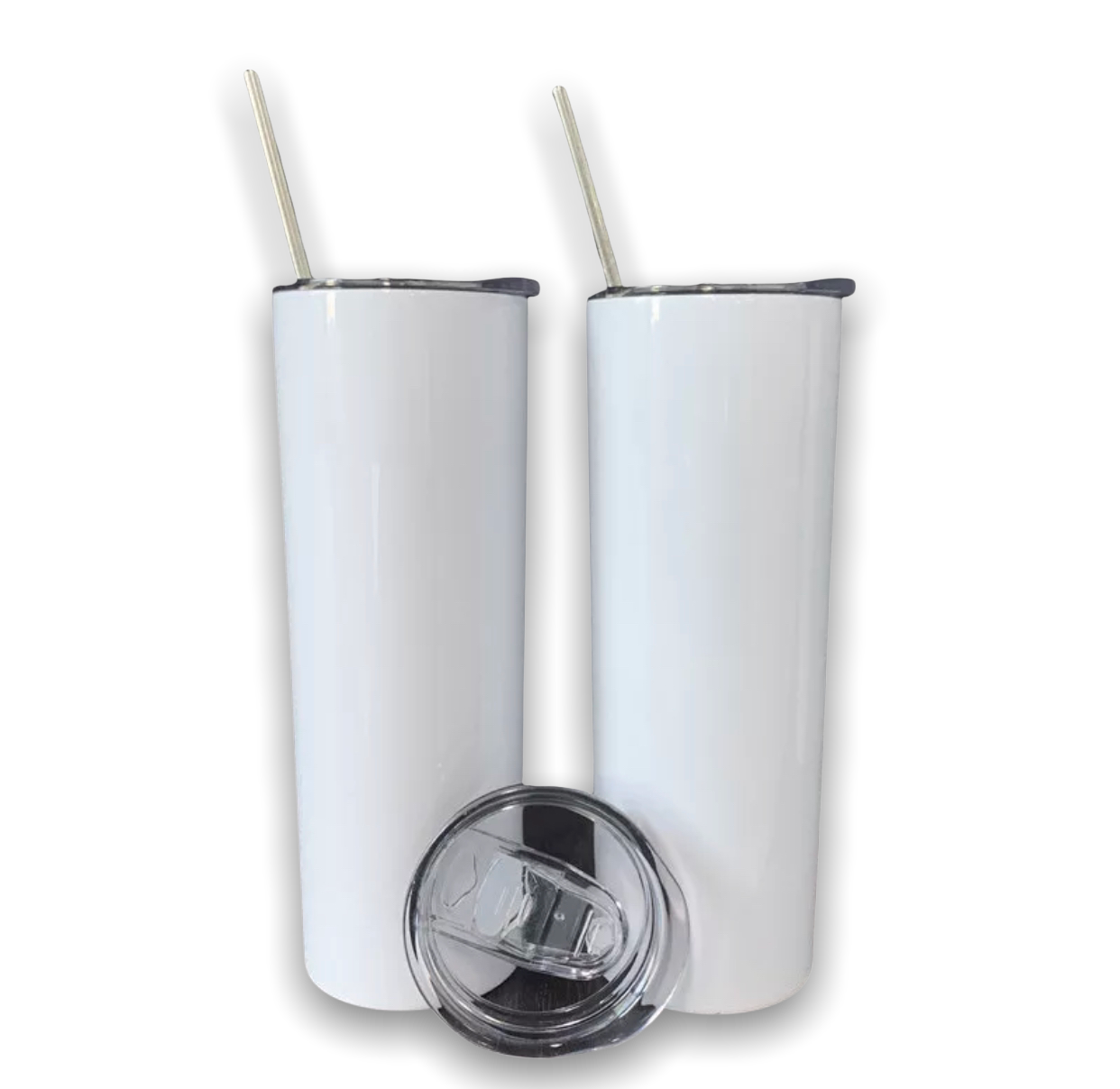 Sublimation Straight 30 Oz Sublimation Tumblers With Straw Blanks