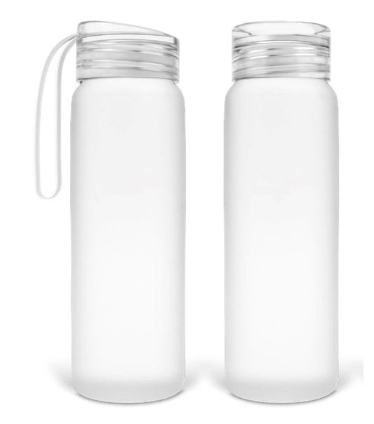 16oz. Frosted Glass Water Bottle